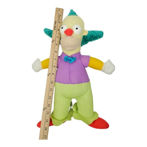 The Simpsons Krusty The Clown Plush 16" Stuffed Toy 2005 NANCO 20th Century Fox - Picture 12 of 14